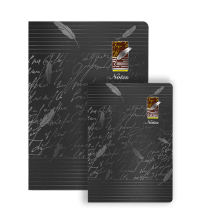 Side Open Writing Pad Black - front