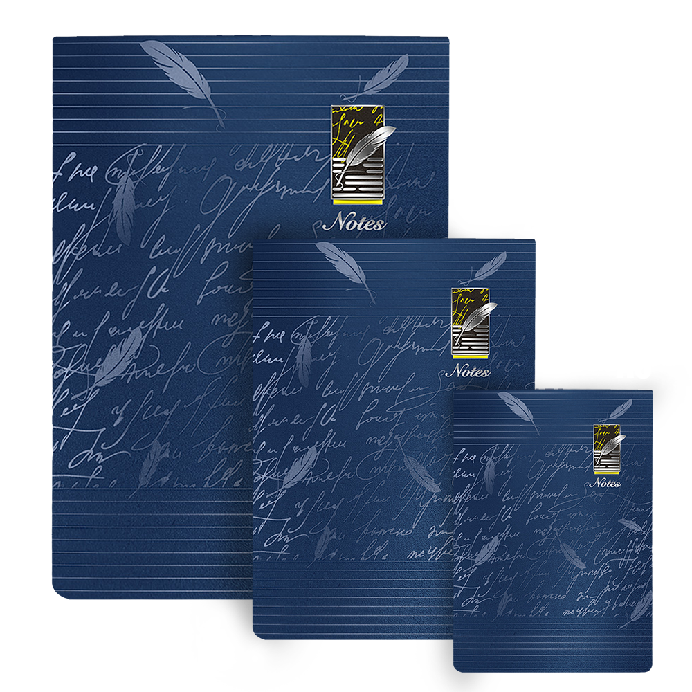 Top Open Writing Pad - Blue