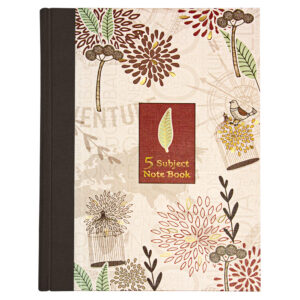 UnRuled - Inscribe 5 Subject Notebook - D - A4