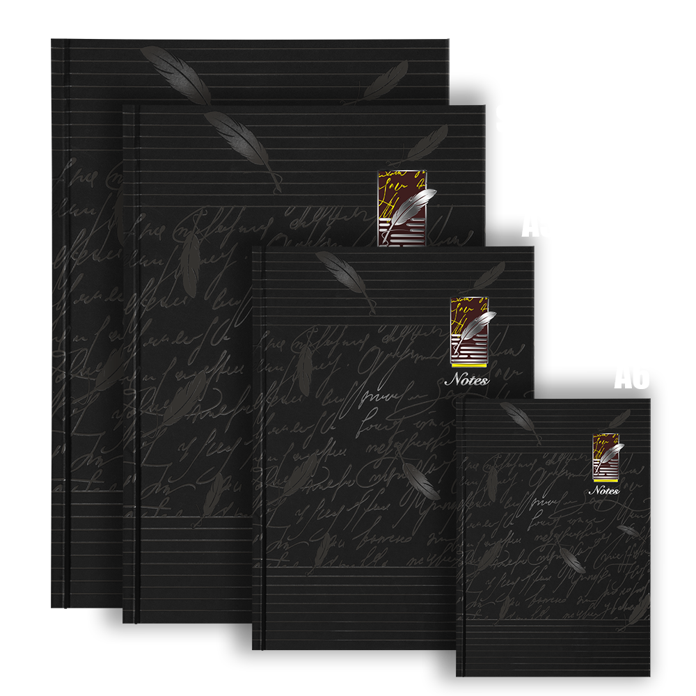 hard cover_product - black - front