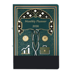 Monthly Planner-A <br> <span style="font-size: smaller; color: #9E9E9E;">A4(210 x297mm)</span>