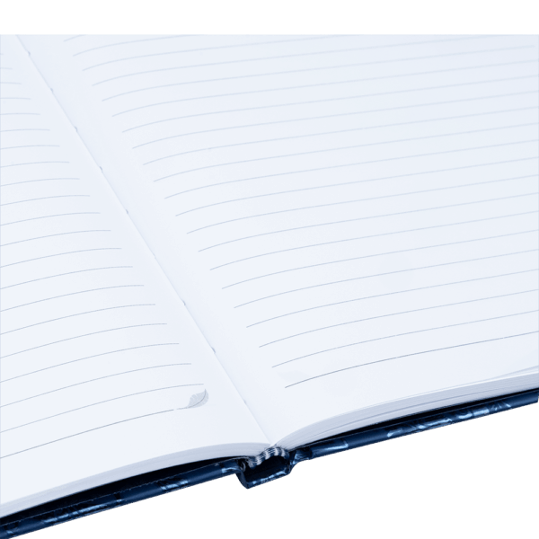 Hard Cover Notebook Blue - Nightingale Paper Products