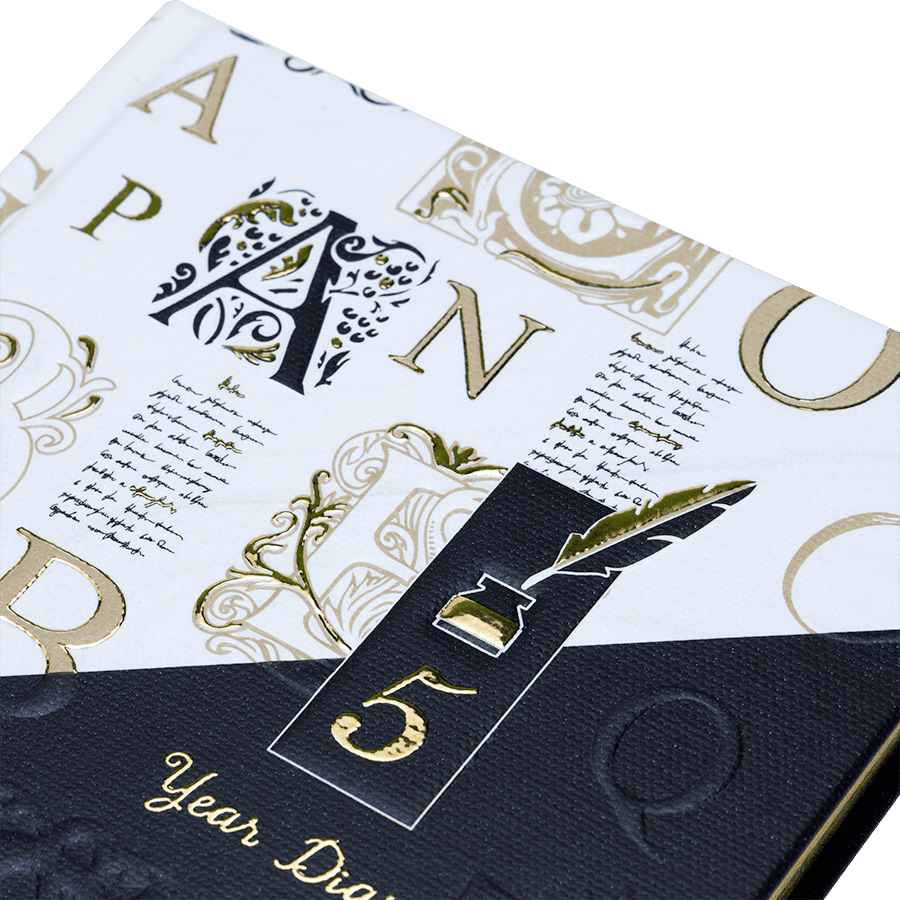 5 Year Diary - A Design<br> <span style="font-size: smaller; color: #9E9E9E;"> A5 (147x206mm)</span> - Image 6