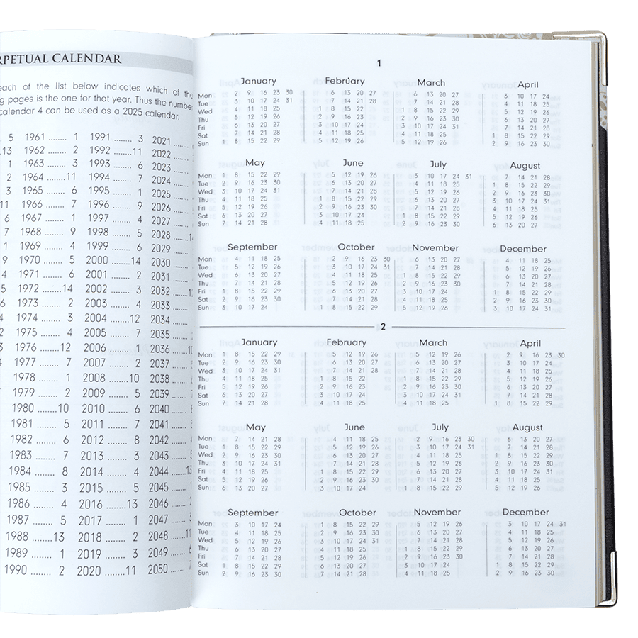 5 Year Diary - A Design<br> <span style="font-size: smaller; color: #9E9E9E;"> A5 (147x206mm)</span> - Image 10