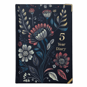 5 Year Diary  - B Design<br> <span style="font-size: smaller; color: #9E9E9E;"> A5 (147x206mm)</span>