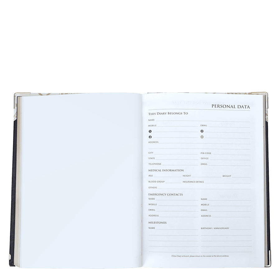 5 Year Diary - A Design<br> <span style="font-size: smaller; color: #9E9E9E;"> A5 (147x206mm)</span> - Image 16
